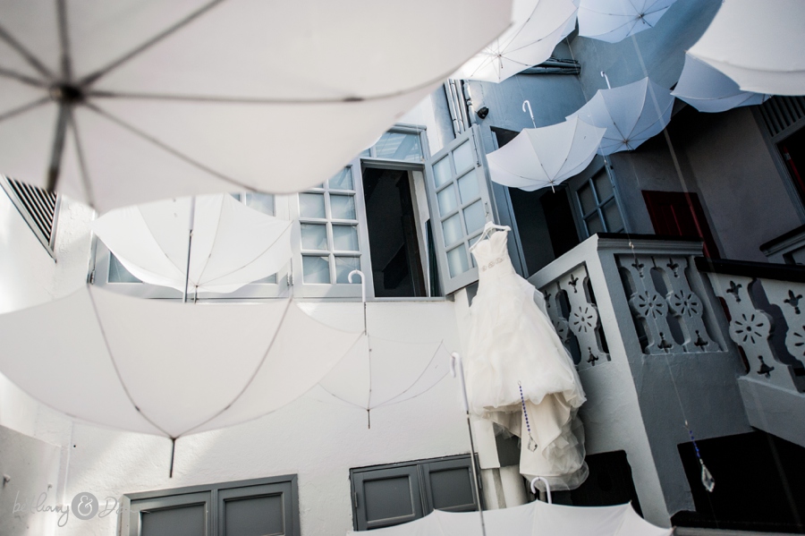 The dress hanging in Old San Juan