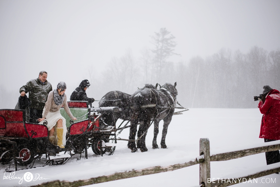 Vermont Winter Wedding Photography