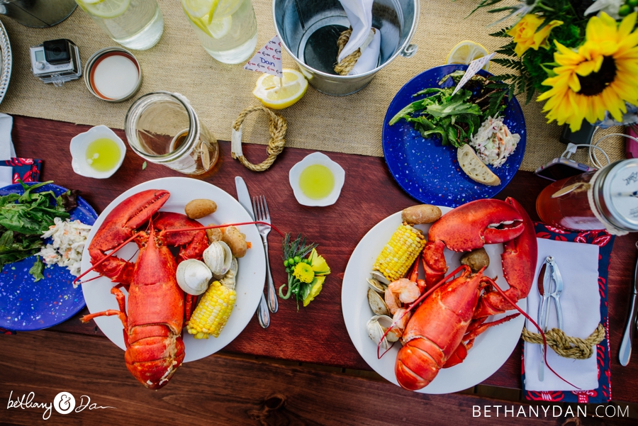 The lobster dinner