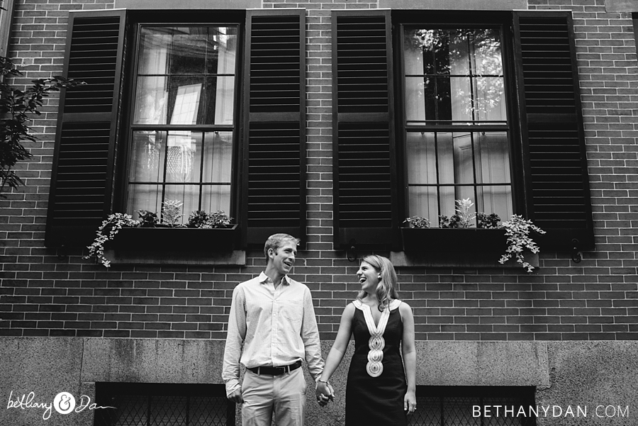 Beacon Hill Engagement Photo 