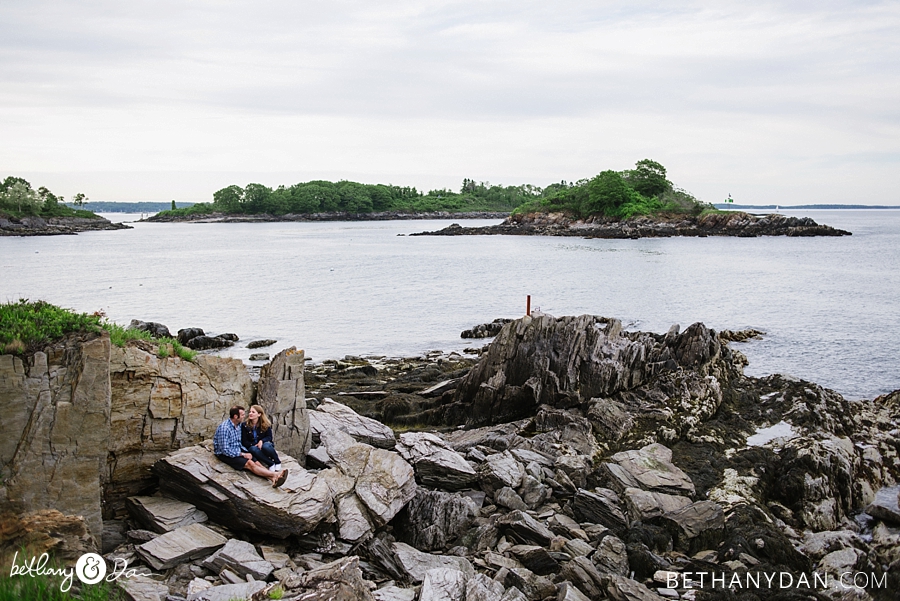 Diamond Island Portland Maine Engagement Session