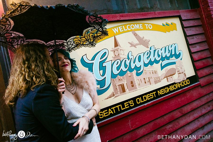 Georgetown Seattle Funky Loft Wedding