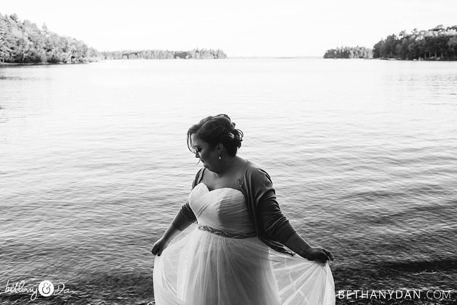 Summer Camp Wedding Sebago Lake Maine