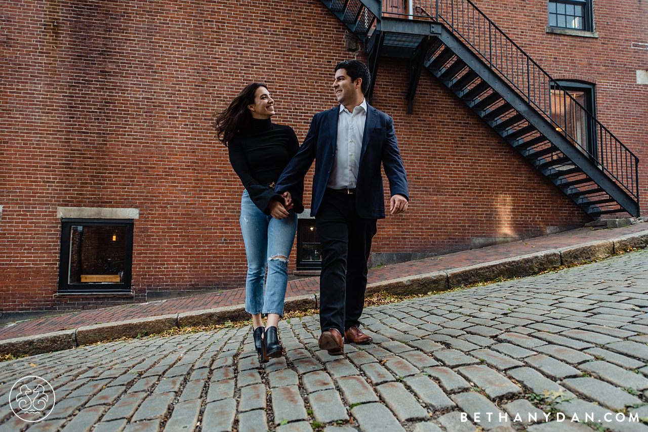 Portland Maine Fall Engagement Photos